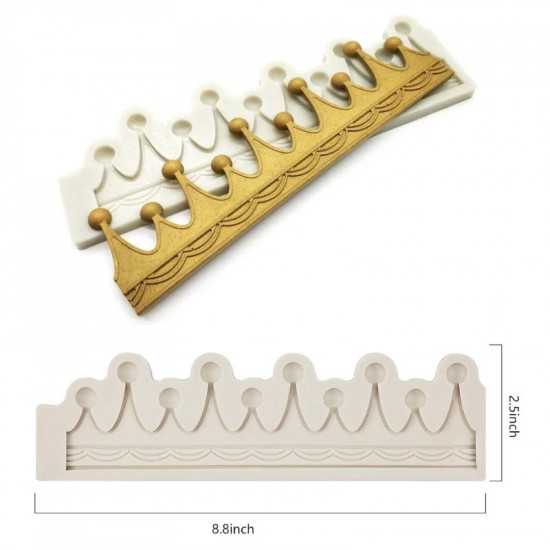 Fondant crown shop mold